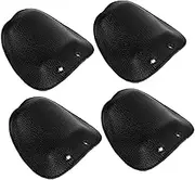 Veemoon 4pcs Shoes Toe Covers: Heat Resistant Safety Boot Leather Metatarsal Protector for Welding Universal Foot Guard for Industrial Work Shoes