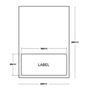 Matte Integrated A4 Label Paper