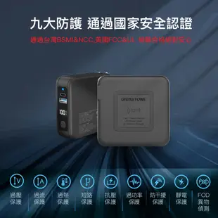 Gigastone QP-10200B 行動電源 10000mAh 四合一 QI無線旅充