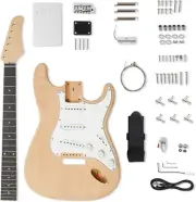 DIY Electric Guitar Kit with Mahogany Body, Kst-Style 6 Strings Electric Guitar