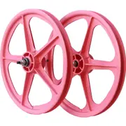 Skyway Tuff II 20'' Wheel Set 20 x 1.75'' Axle 3/8'' Pink