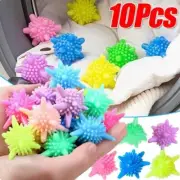 10PCS Magic Laundry Ball Reusable Stain Removal Cleaning Clothes Lint Remover