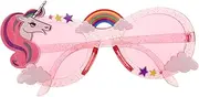 [Minkissy] Funny Glasses Party Funny Photo Props Glasses Party Favors Props Novelty Glasses Valentine's Day Eyeglasses Costume Eyeglasses Photo Props Birthday Party Favors Pink