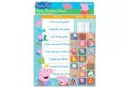 Peppa Pig Potty Training Chart Toilet WC Sparkly Sticker Reward Children Toddler