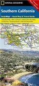 National Geographic State Guide Map Southern California