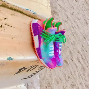 🤍LAB003【ADIDAS｜ PW NMD HU HOLI 菲董聯名鞋款 紫綠】-AC7034