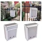 Wall Mounted Mailbox Locking Mailbox Mails Drop Box Large Capacity for
