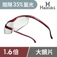 在飛比找PChome24h購物優惠-【Hazuki】日本Hazuki葉月透明眼鏡式放大鏡1.6倍