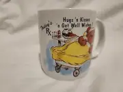 Dakin Today's RX: Hugs 'n Kisses ' Get Well Wishes! Cup Sick Teddy Bear In Bed