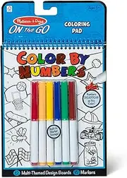 Melissa & Doug - On The Go - Color by Numbers Book - Blue