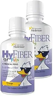HyFiber Liquid Fiber for Kids in Only One Tablespoon, Supports Regularity and Softer Stools, FOS Prebiotics for Gut Health, 6 Grams of Fiber, 32 Servings per Bottle