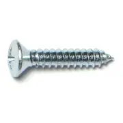 #10 x 1" Zinc Phillips Oval Head Sheet Metal Screws (25 pcs.)