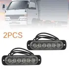 2x 12v LED Flush Mount Flood Light Bar Driving Off Road/Waterproof/Work Light