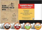San Francisco Bay Compostable Coffee Pods - Original Variety Pack (120 Ct) K Cup Compatible including Keurig 2.0, French, Breakfast, Fog, Organic Rainforest