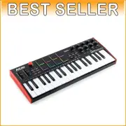 Professional USB MIDI Keyboard Controller with 8 Pads & Sequencer for All Genres