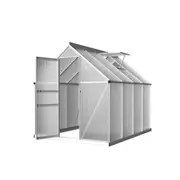 Greenhouse Aluminum Polycarbonate Garden Shed