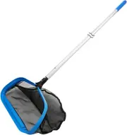 17.5'' Self-repair Pool Net with Pole 10 Ft Thick Aluminum 8 Sections Detachable