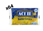 Act 2 Butter Lovers Microwave Popcorn Individually Sealed Packets 2.75oz., 64ct