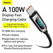 Baseus PD 100W Type C to Type C Fast Charging Display Cable For MacBook Samsung