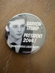 Barron Trump for President 2044 Button Make America Great Again (Donald Trump)