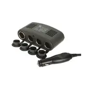 [Jaycar] Car Cigarette Lighter Socket 4-Way Splitter with USB Port