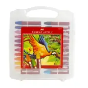 Faber-Castell Blendable Oil Pastels In Durable Storage Case- 24 Vibrant Colors -