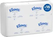 Kleenex Multifold Paper Towels, 9.2"x9.4", White, 16 Packs, 2,400 Sheets