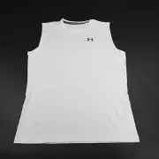 Under Armour HeatGear Compression Top Men's White New without Tags