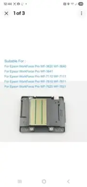 New Original Printhead For Epson WorkForce Pro WF-3620 3640 7110 7111 7611 7620