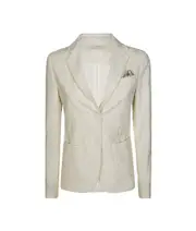 patterned-jacquard blazer 44 LIGHT SUGAR