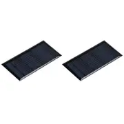 Mini Solar Panel Cell 4.5V 80mA 0.36W 77.5mm x 40.5mm for DIY Project Pack of 2