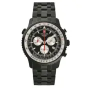 Swiss Alpine Military Men's Watch Chronograph Analog Quartz 7078.9177SAM Steel
