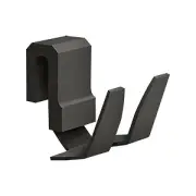 Deltana WBHOOK-10B Double Prong Wire Basket Hook Oil Rubbed Bronze