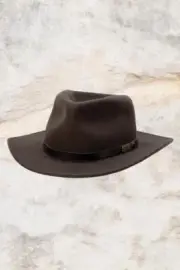 New Burke & Wills Outback Wool Felt Hat Stylish Sun Hat Weather Protection