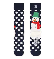Cozy Snowman Socks | Navy Jumbo Winter Socks