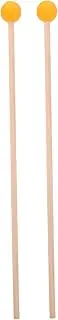 Milisten 1 Pair Rubber Mallets for Xylophone Marimba Ergonomic Percussion Sticks with Wood Handles for Enhanced Comfort Precision Striking Drum Accessories for Live Use