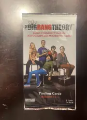 FACTORY SEALED BIG BANG THEORY SEASONS 1 & 2 TRADING CARDS UNOPENED PACK RARITY