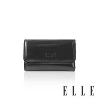 在飛比找ETMall東森購物網優惠-【ELLE HOMME】ELLE真皮鑰匙包/鎖包 (黑色)