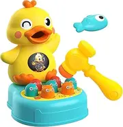 Whack Mole Game - Whaack a Mole Game Toys | Colorful Duck Shape Whaack Moles Games Toys, Developmental Toy with Sound and Light, Duck Whaack Fine Motor Skills, Girls