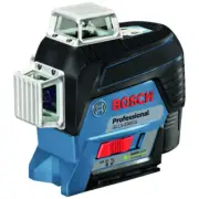 Bosch GLL3-330CG-B 360 Degrees 3 Plane Green Beam Self-Leveling Line Laser Kit,