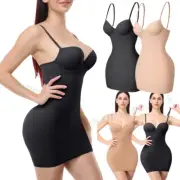 Full Slips Under Dresses Long Cami Top Slip Dress Slimming Body Shaper Shapewear