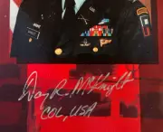 Dragon - Colonel Danny McKnight - Task Force Ranger - Somalia - Real Autograph