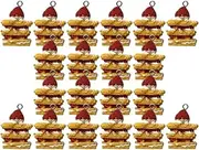[GRADENEVE] Strawberry Charm Jewelry Making Set Cake Charms for Earrings Bracelets