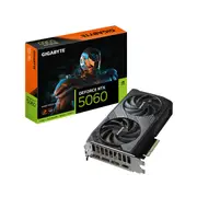 Gigabyte GeForce RTX 5060 WINDFORCE OC 8G, 2512 MHz, CUDA 3840, 28 Gbps. GDDR7, 128 bit, PCI-E 5.0, PSU 450W, DisplayPort 2.1b *3 HDMI 2.1b x1 GV-N5060WF2OC-8GD