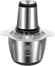 [UOOD] Electric Food Chopper, Food Processor with Stainless Steel Bowl and 4 Stainless Steel Blades,for Meat,Fruits, Vegetables, Nuts and Seasonings (Size : 3L)