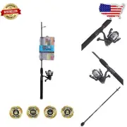 Catch Ugly Fish 6' Fishing Rod & Spinning Reel Combo with Tackle Kit Included
