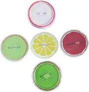 5Pcs Summer Bags Portable Fruit Series Ice Packs for Travel Outdoor Use and Injury Relief Compact and Reusable Design for Coolers and Lunch Bags