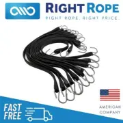 50 Box Of 41" Natural Rubber Tarp Tie Down Straps Trailer Bungee S Crimped Hook