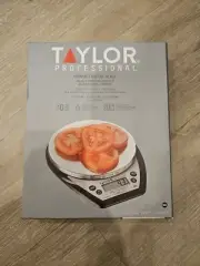 Taylor 11 lb. Digital Portion Control Scale Stainless Steel Dry/Liquid Measuring