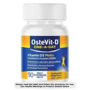 OsteVit-D One-a-Day Vitamin D3 Melts 90 Tablets
